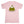 Load image into Gallery viewer, Pink t-shirt with a digitally printed image of a mound of pesto pasta with burrata on top and text right below the mound of pasta saying pasta makes me happy. The pasta sister logo is printed at the end of the pasta makes me happy slogan.
